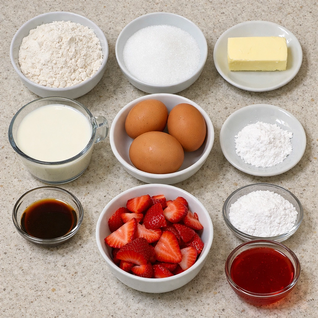 Strawberry Shortcake Layer Cake