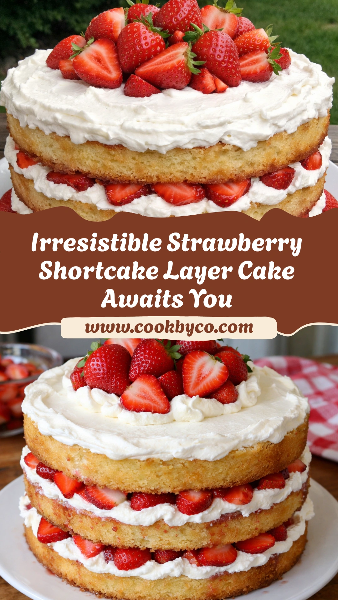 Strawberry Shortcake Layer Cake