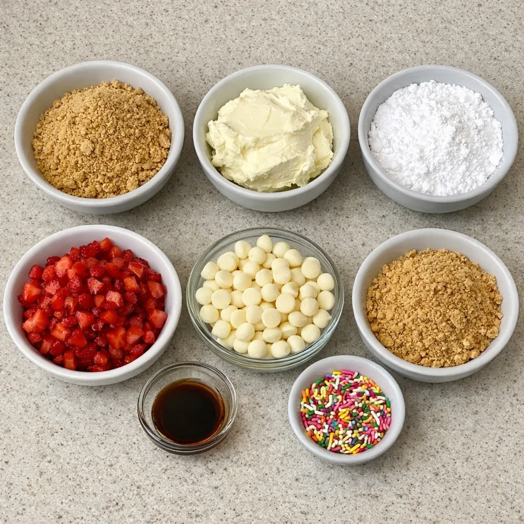 Strawberry Shortcake Truffles