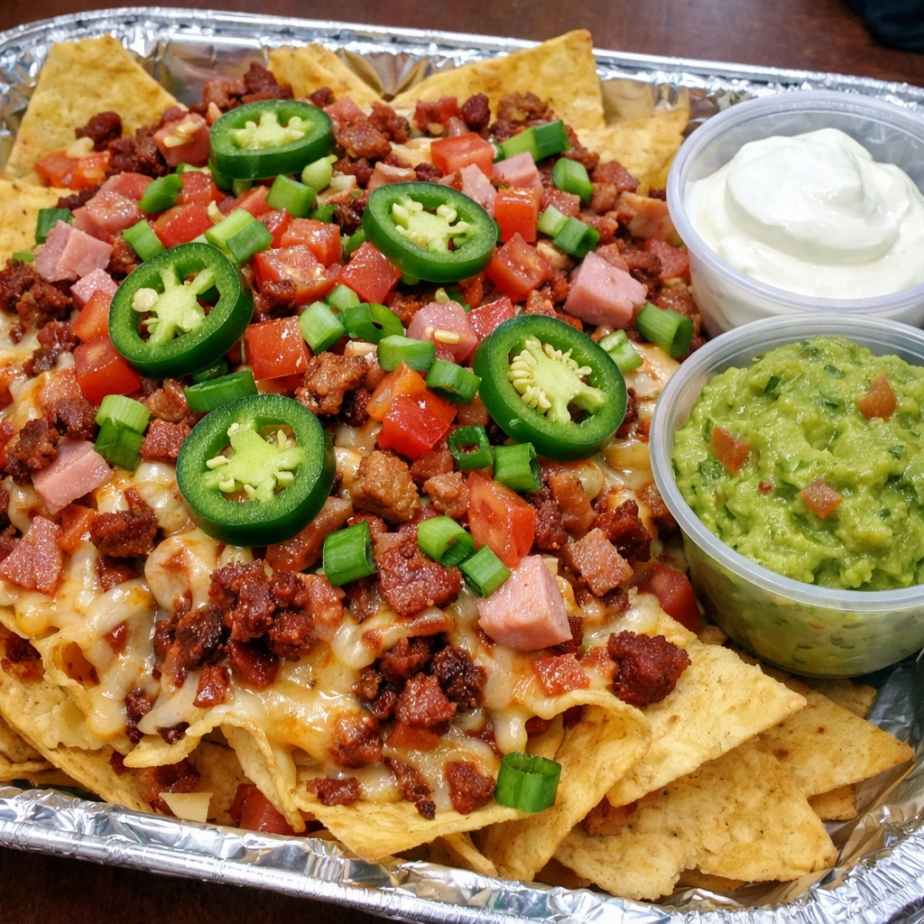 Turkey Bacon Nachos