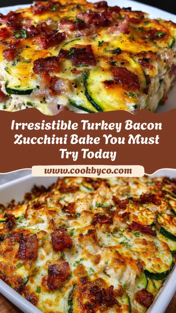 Turkey Bacon Zucchini Bake