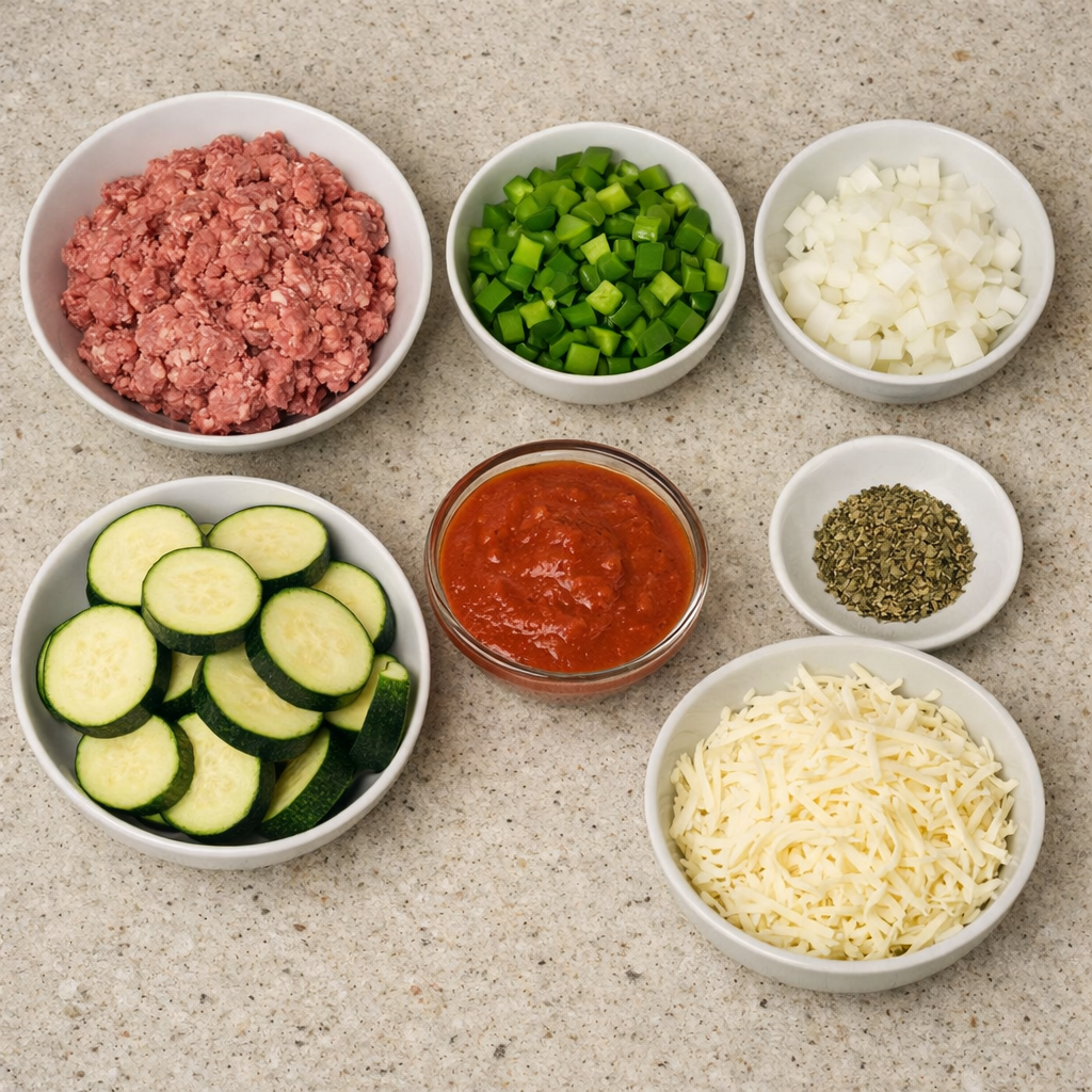 Zucchini Pizza Casserole