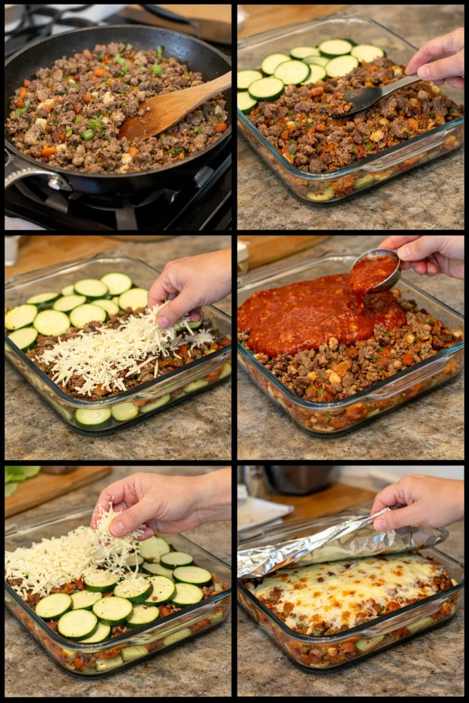 Zucchini Pizza Casserole