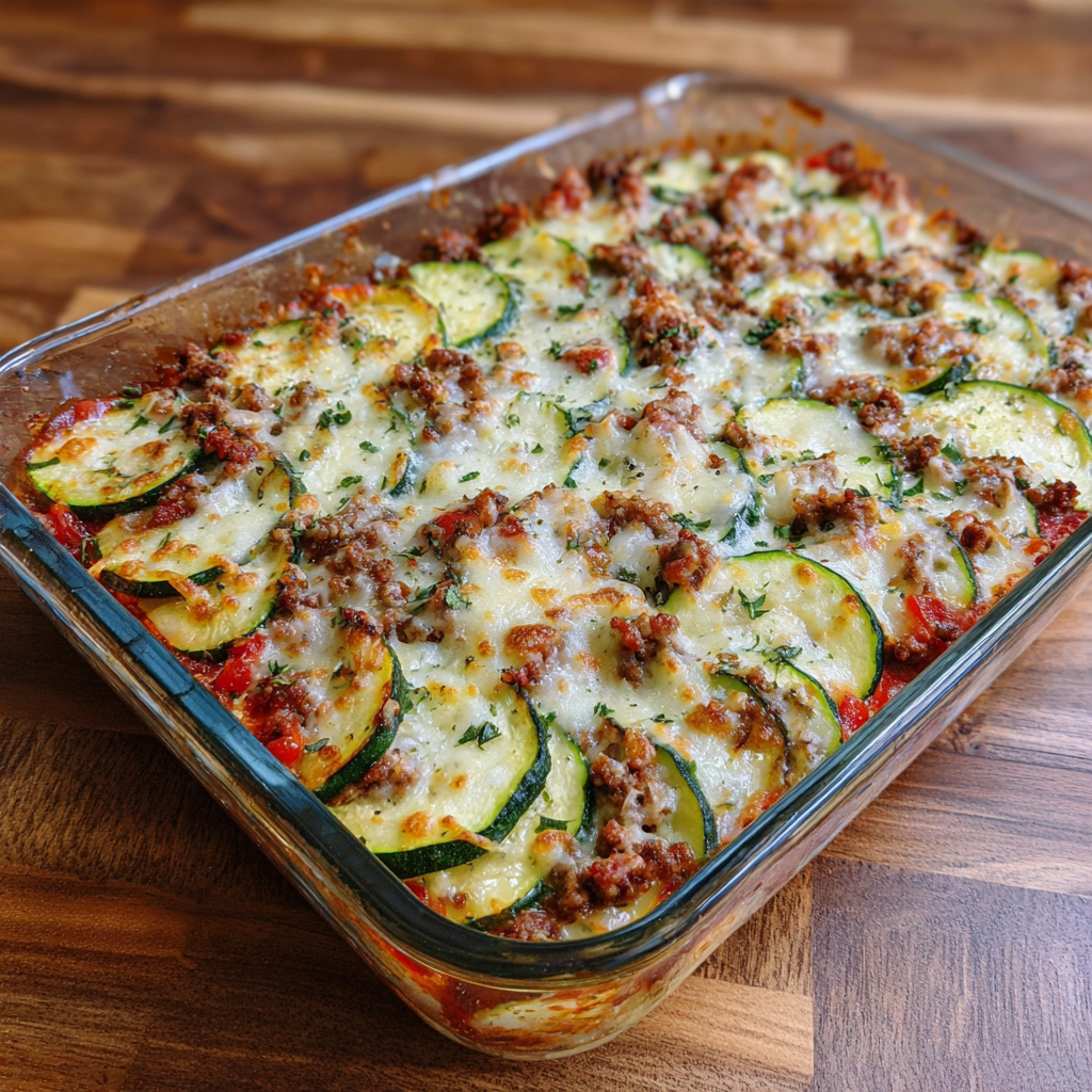 Zucchini Pizza Casserole