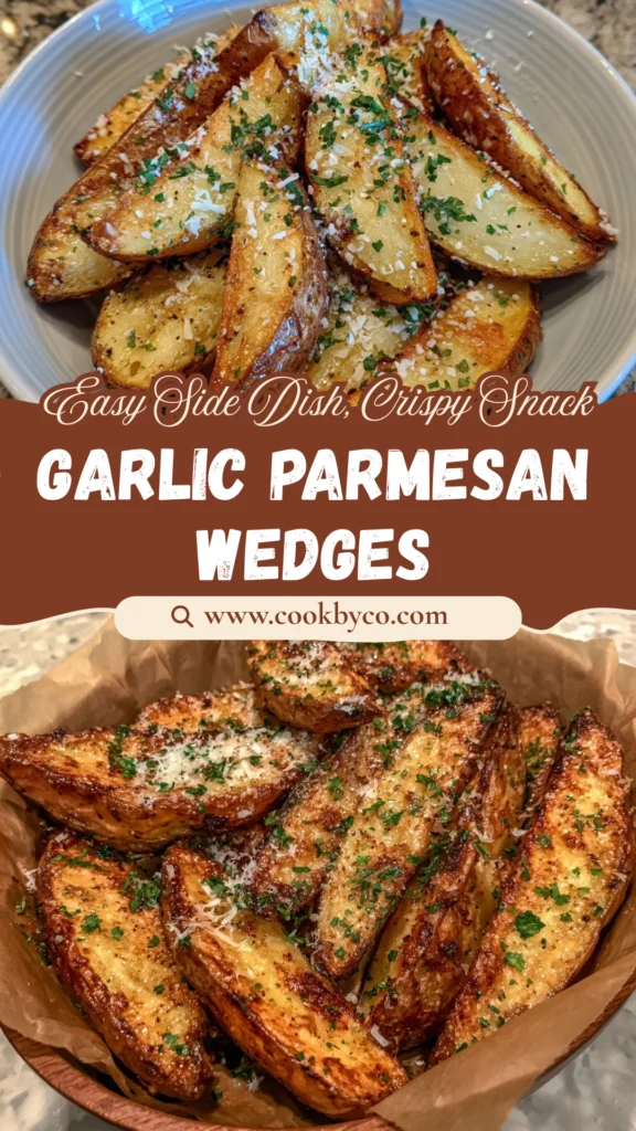 Baked Garlic Parmesan Potato Wedges