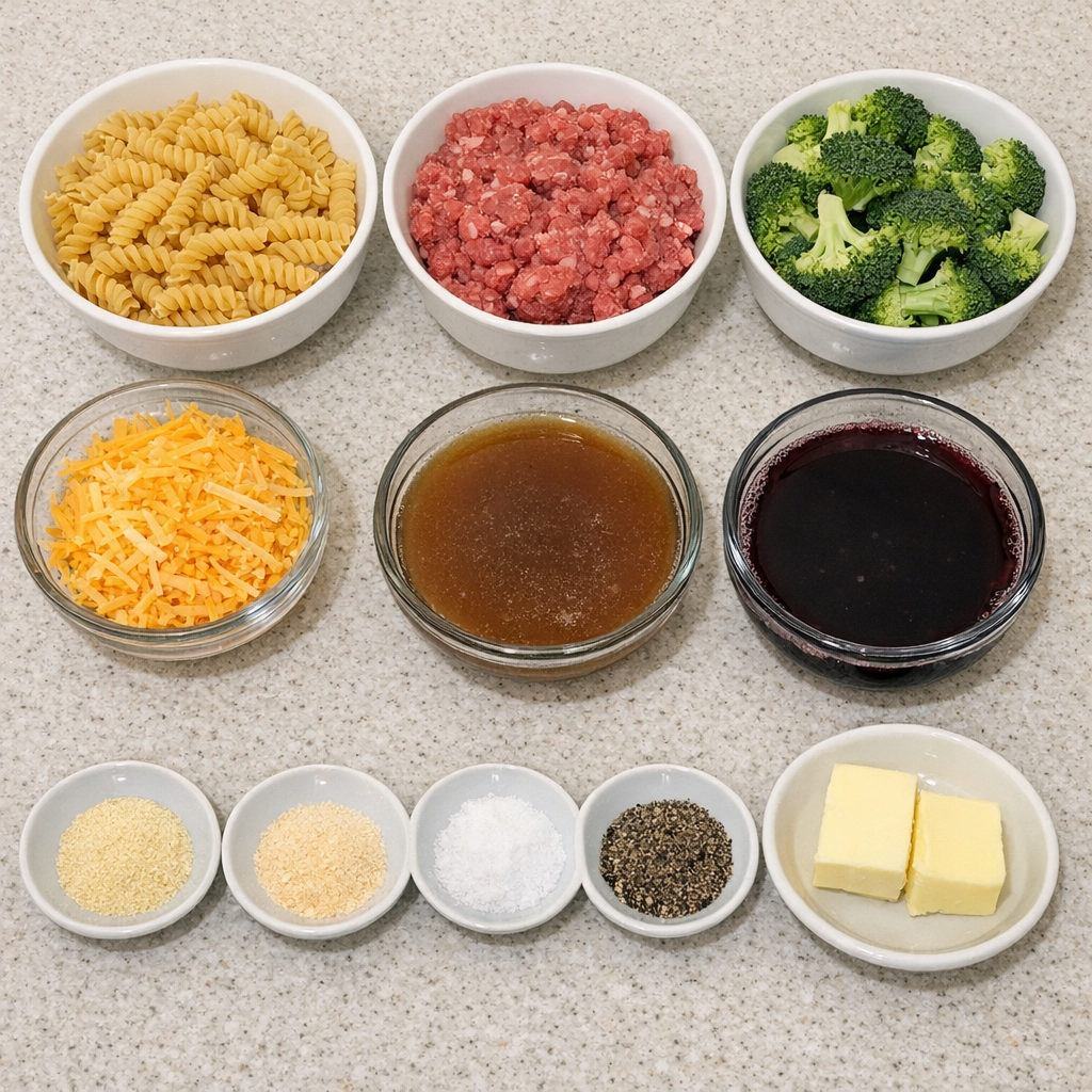 Beef and Broccoli Pasta Bake