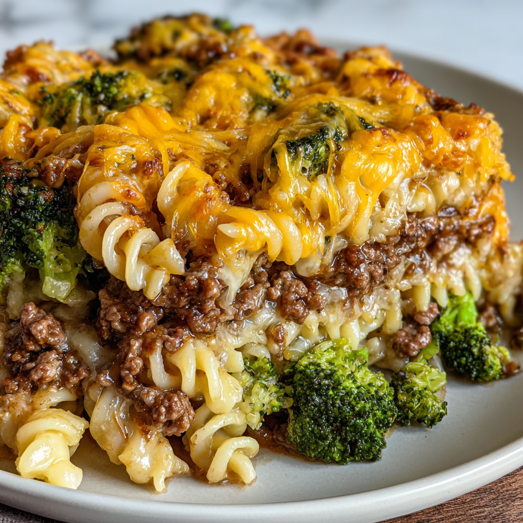 Beef and Broccoli Pasta Bake