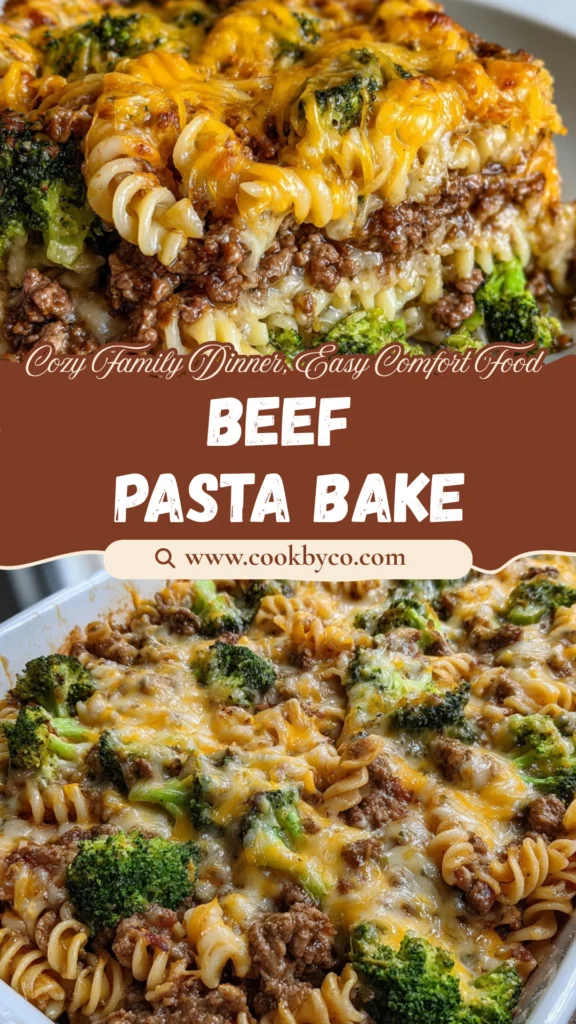 Beef and Broccoli Pasta Bake