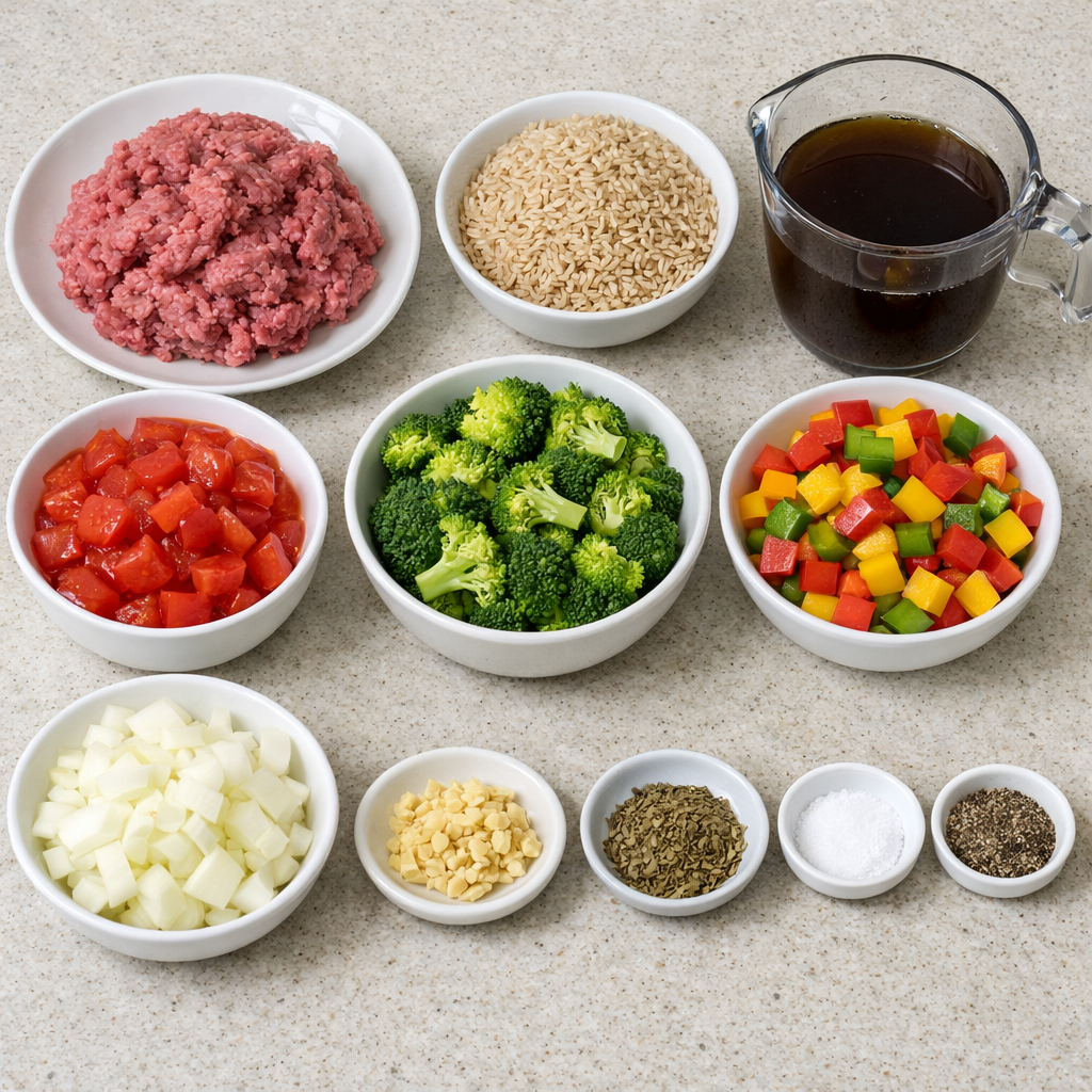 Beef and Rice Casserole