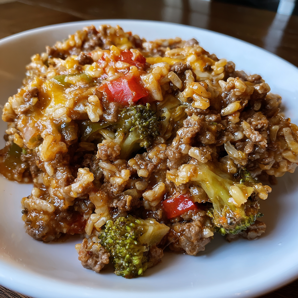 Beef and Rice Casserole