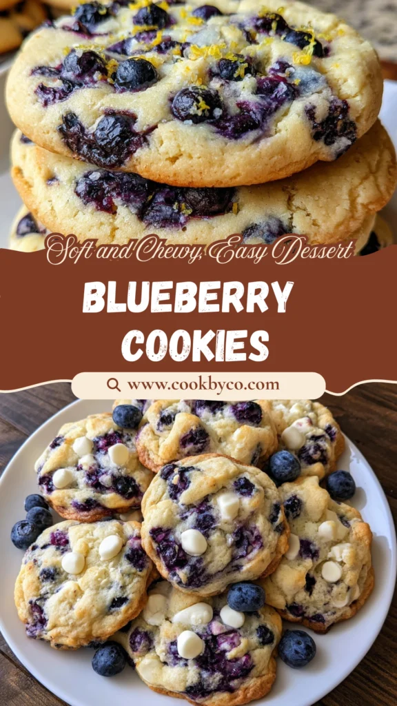 Blueberry Cheesecake Cookies