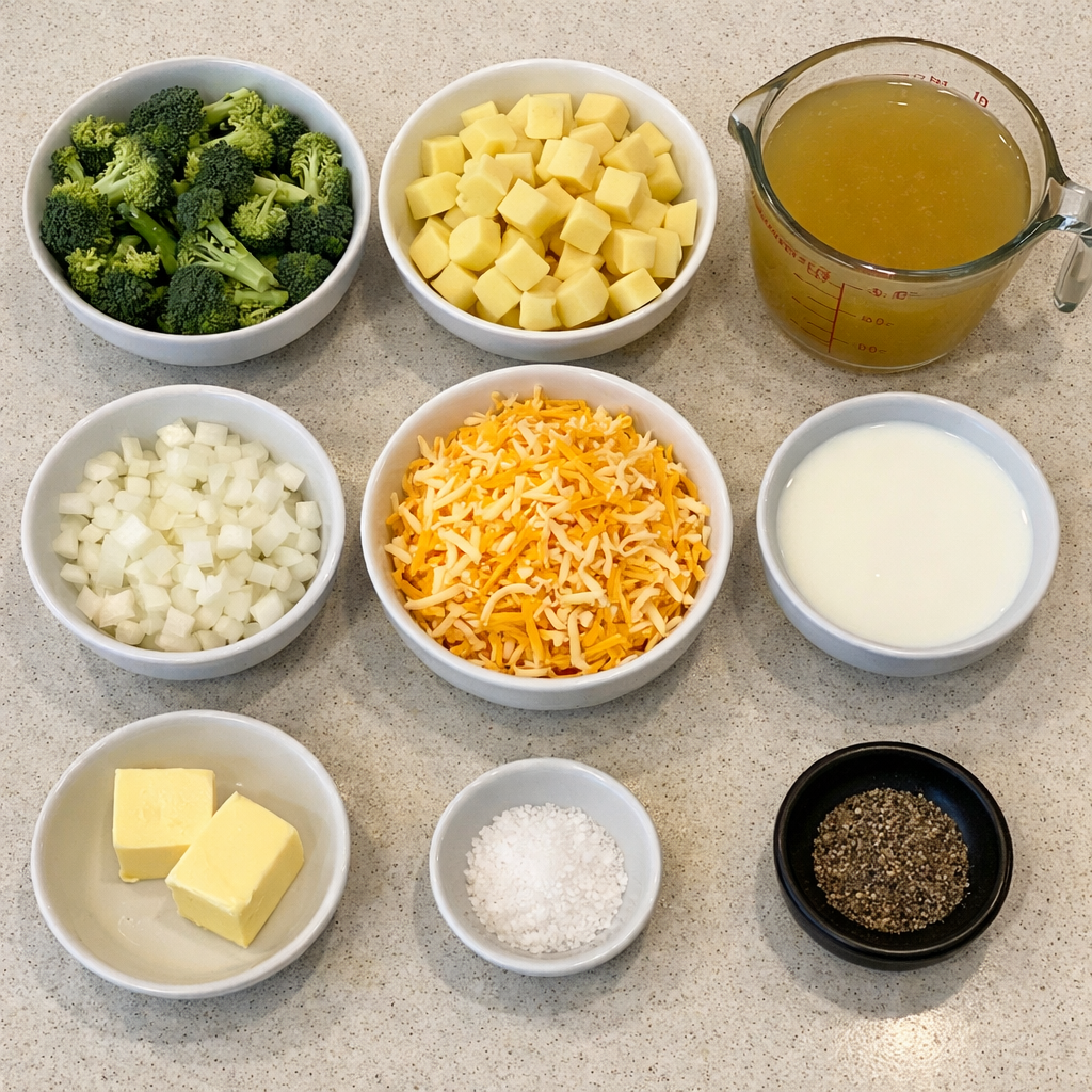 Broccoli Potato Cheese Soup