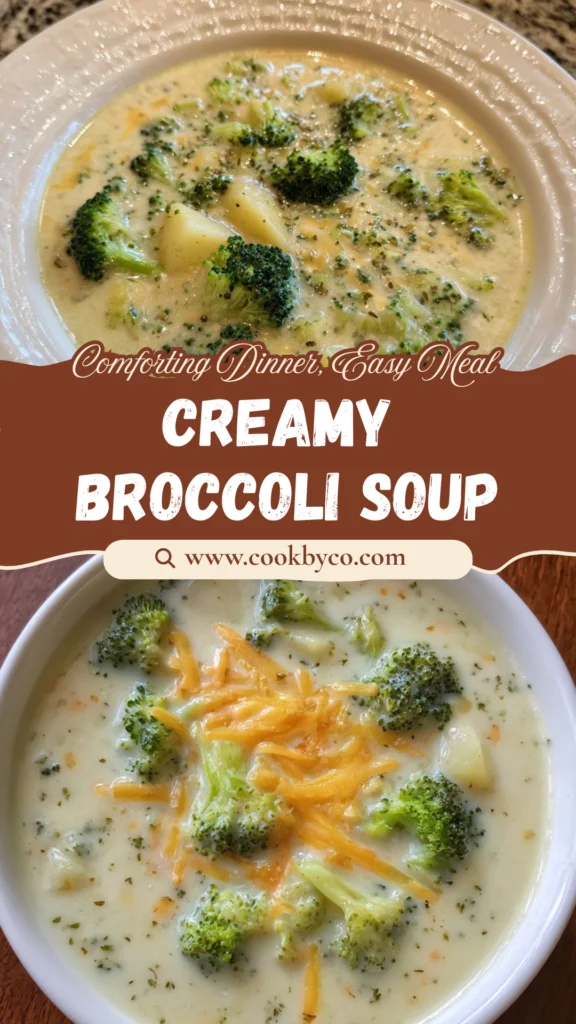 Broccoli Potato Cheese Soup