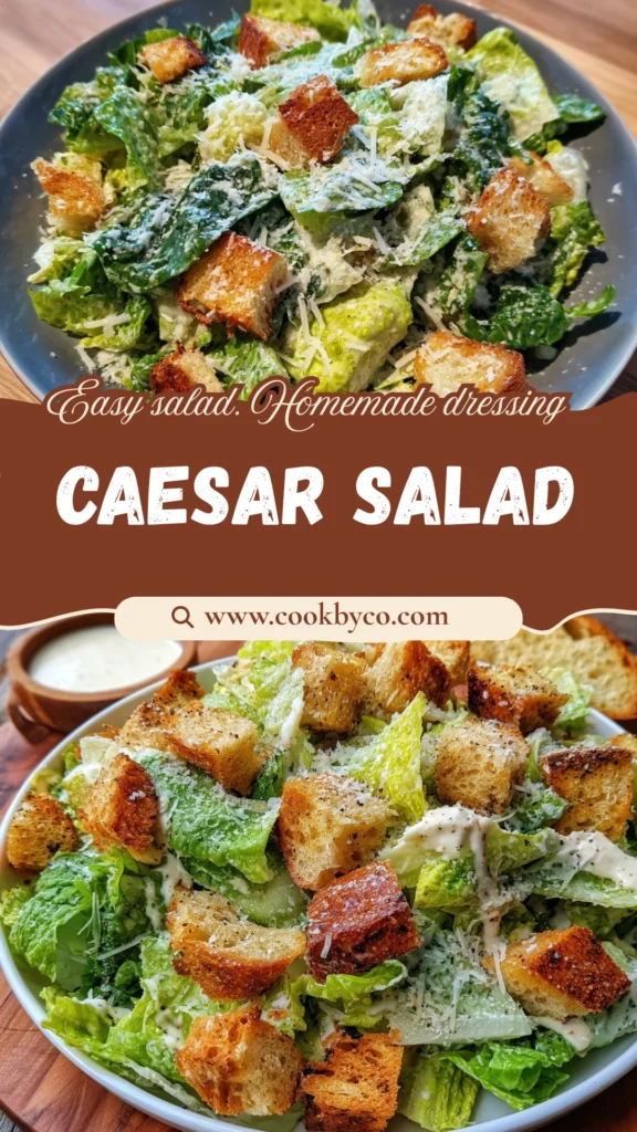 Caesar Salad with Sourdough Croutons