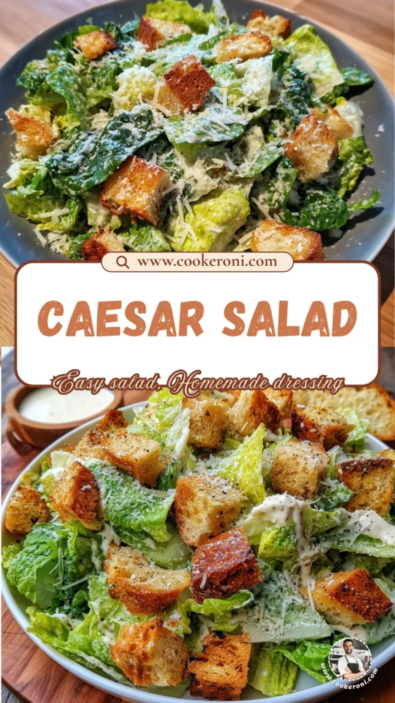 Caesar Salad with Sourdough Croutons
