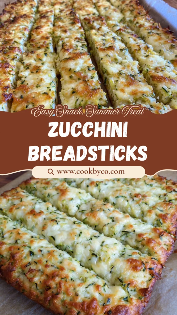 Cheesy Zucchini Breadsticks