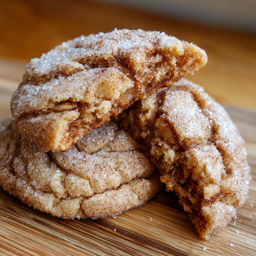 Chewy Churro Crinkle Cookies