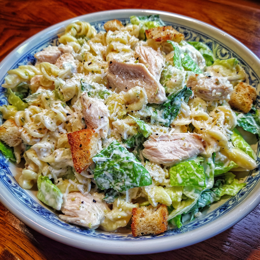 Chicken Caesar Pasta Salad