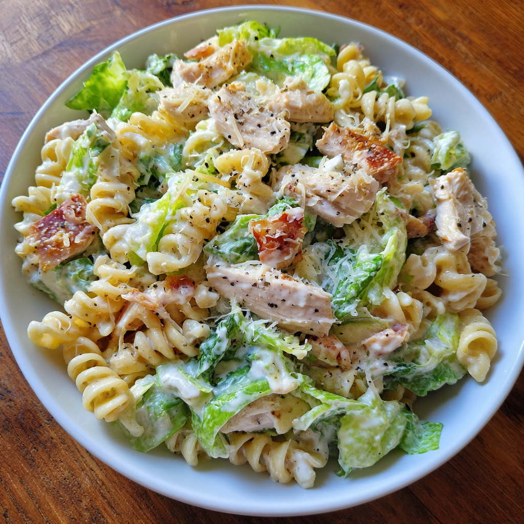 Chicken Caesar Pasta Salad