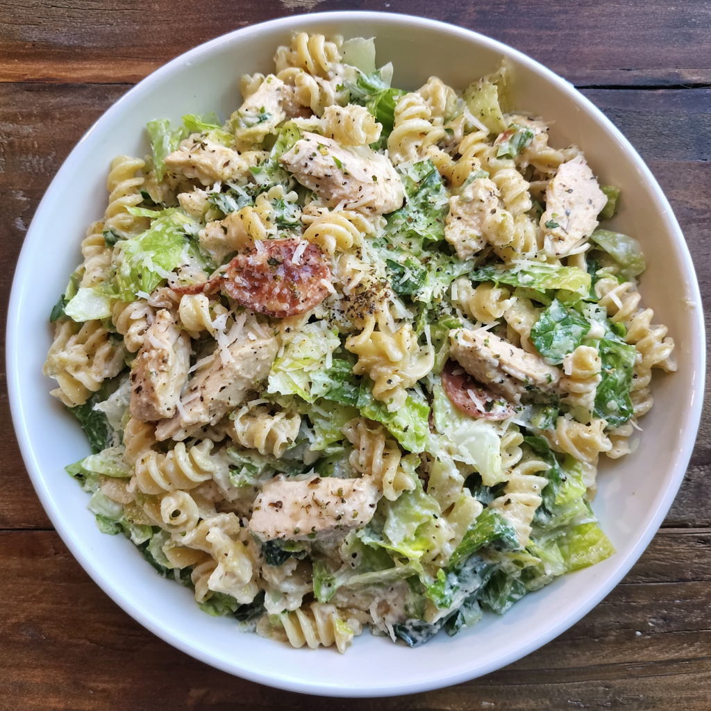 Chicken Caesar Pasta Salad