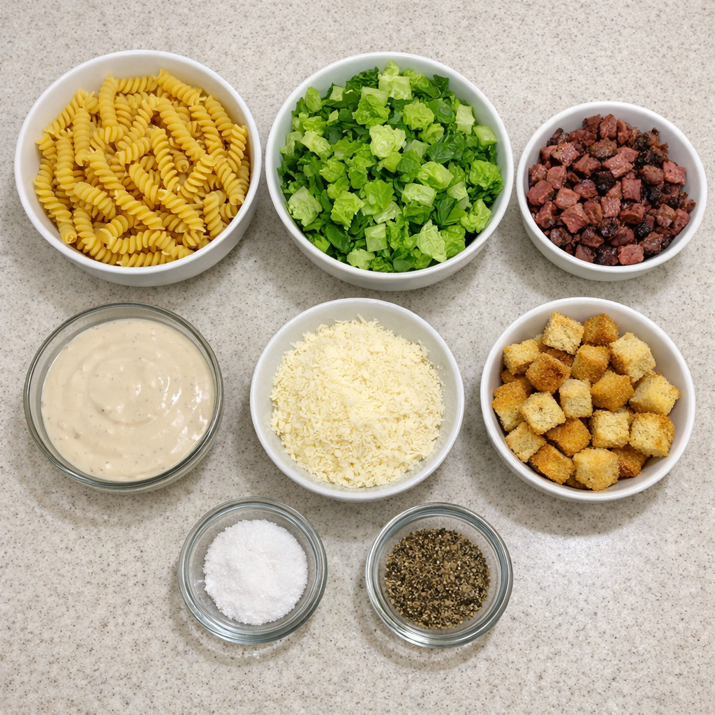 Chicken Caesar Pasta Salad