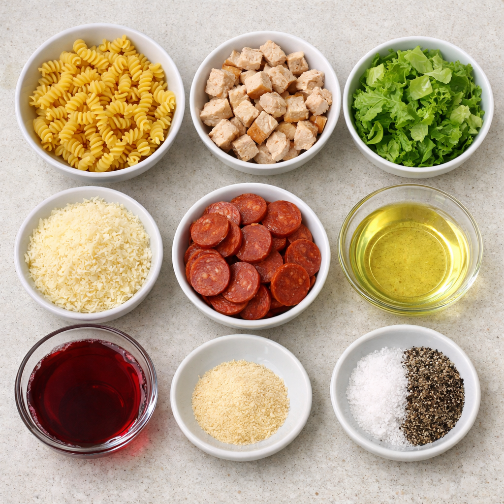 Chicken Caesar Pasta Salad