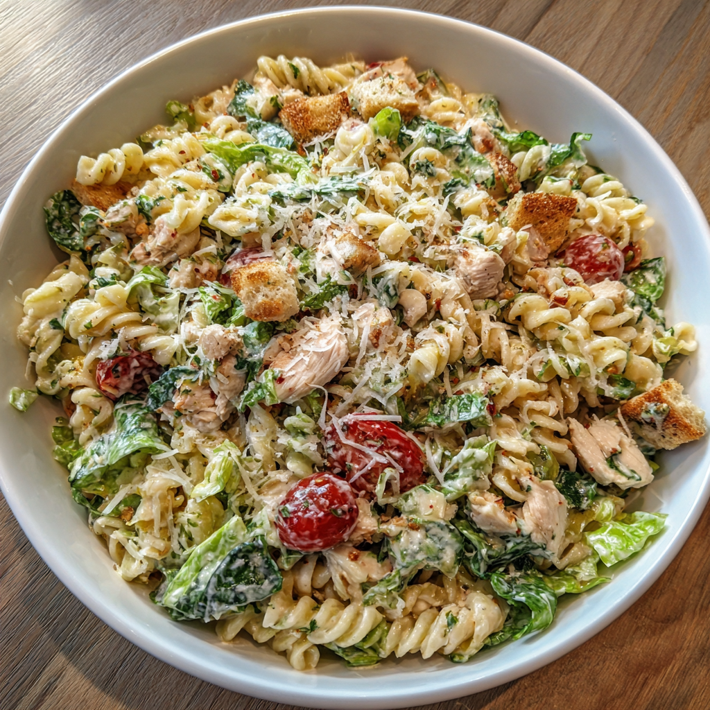 Chicken Caesar Pasta Salad