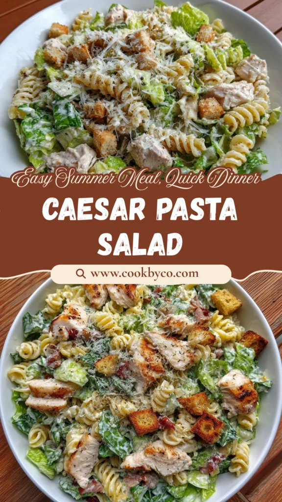 Chicken Caesar Pasta Salad