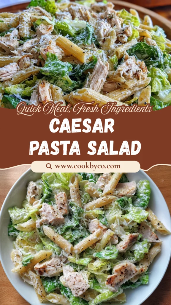 Chicken Caesar Pasta Salad