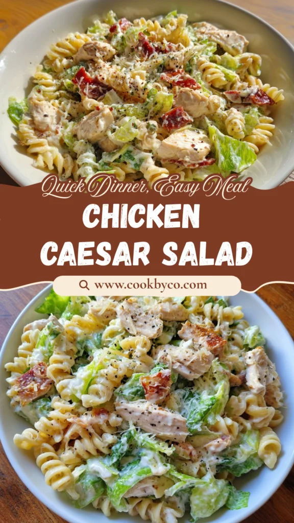 Chicken Caesar Pasta Salad