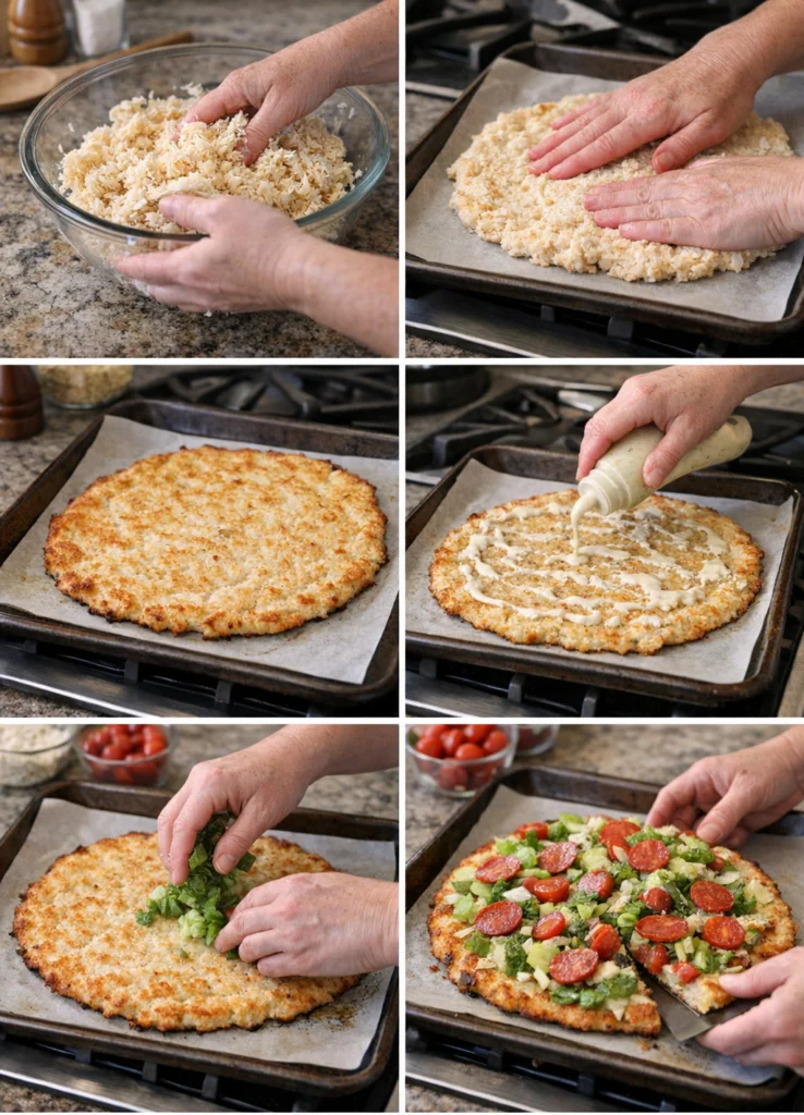 Chicken Caesar Salad Pizza