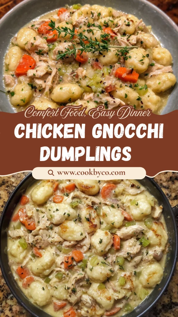 Chicken and Dumplings with Gnocchi