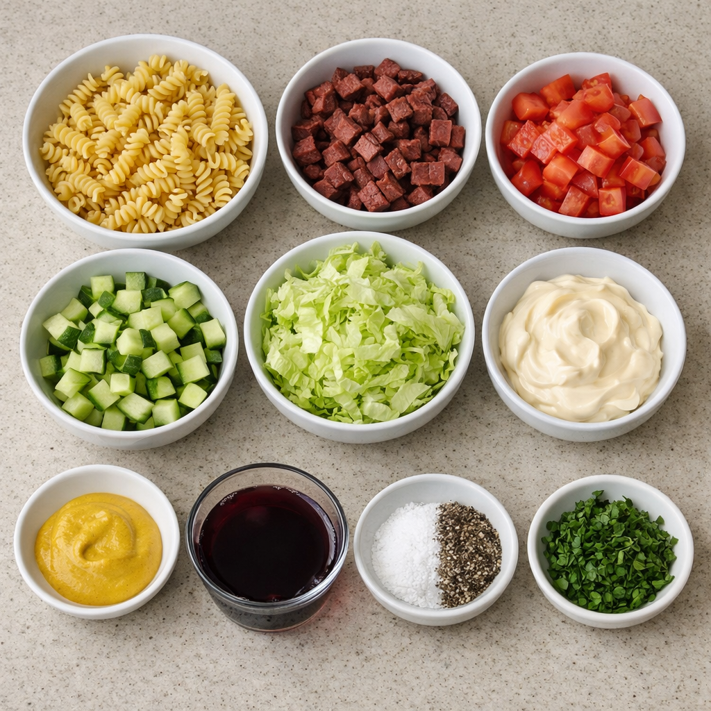 Club Sandwich Pasta Salad Bowl