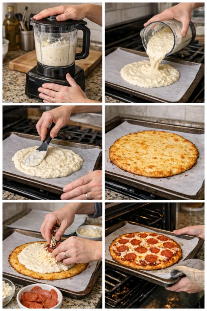 Cottage Cheese Pizza Crust
