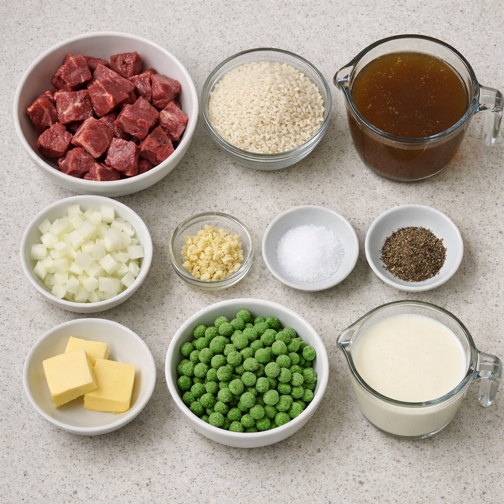 Creamy Beef and Rice