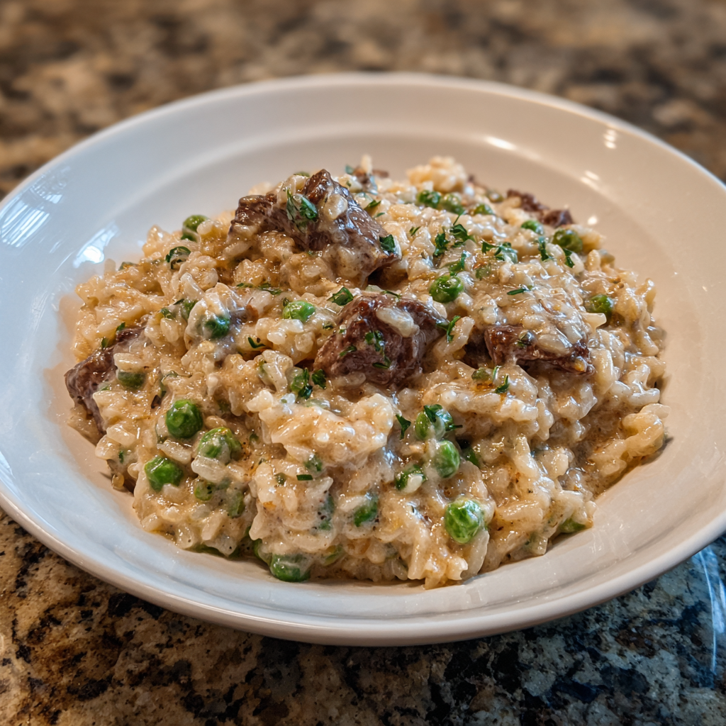 Creamy Beef and Rice