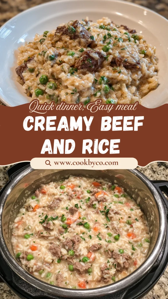 Creamy Beef and Rice