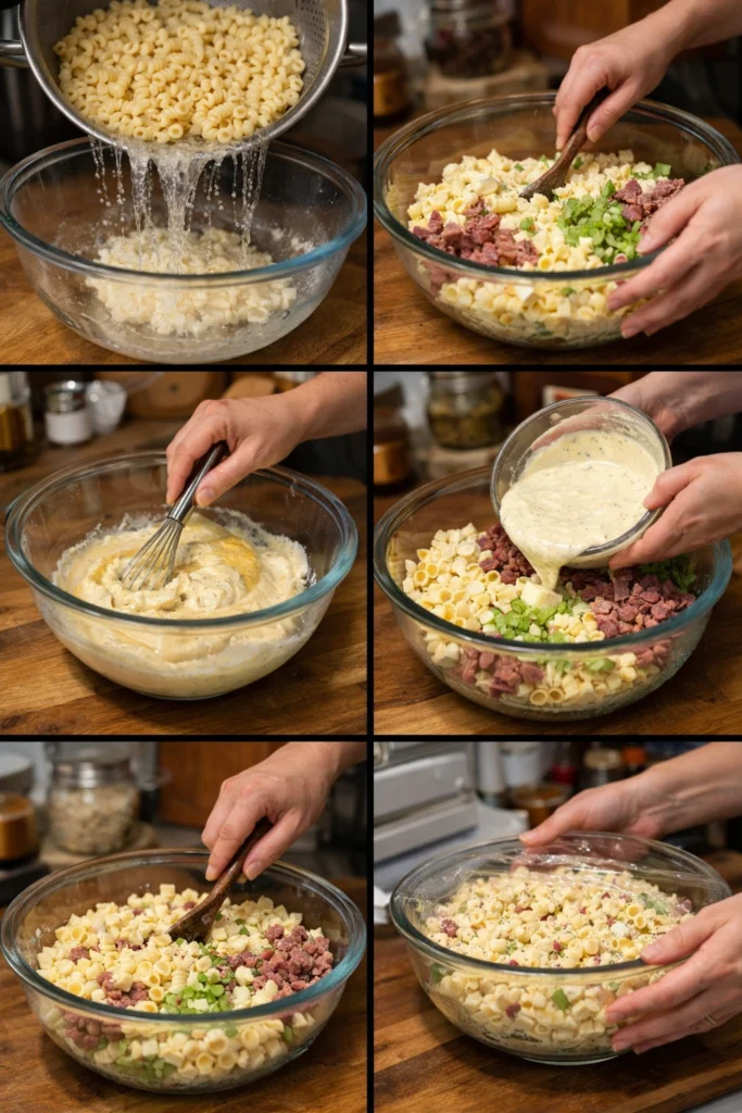 Creamy Deviled Egg Pasta Salad