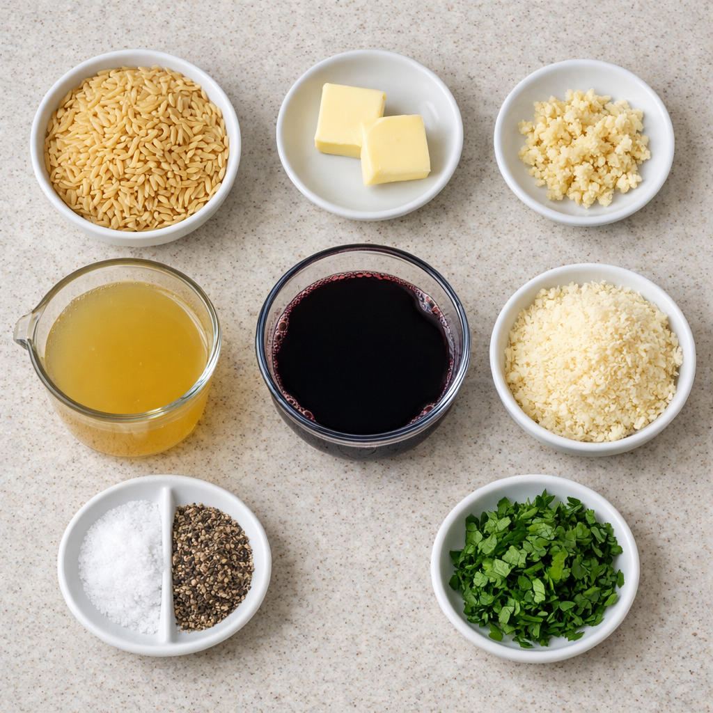 Creamy Garlic Parmesan Orzo