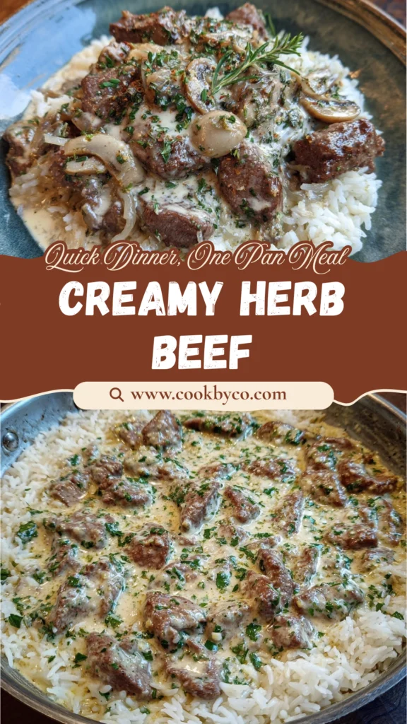 Creamy Herb Beef & Basmati Rice