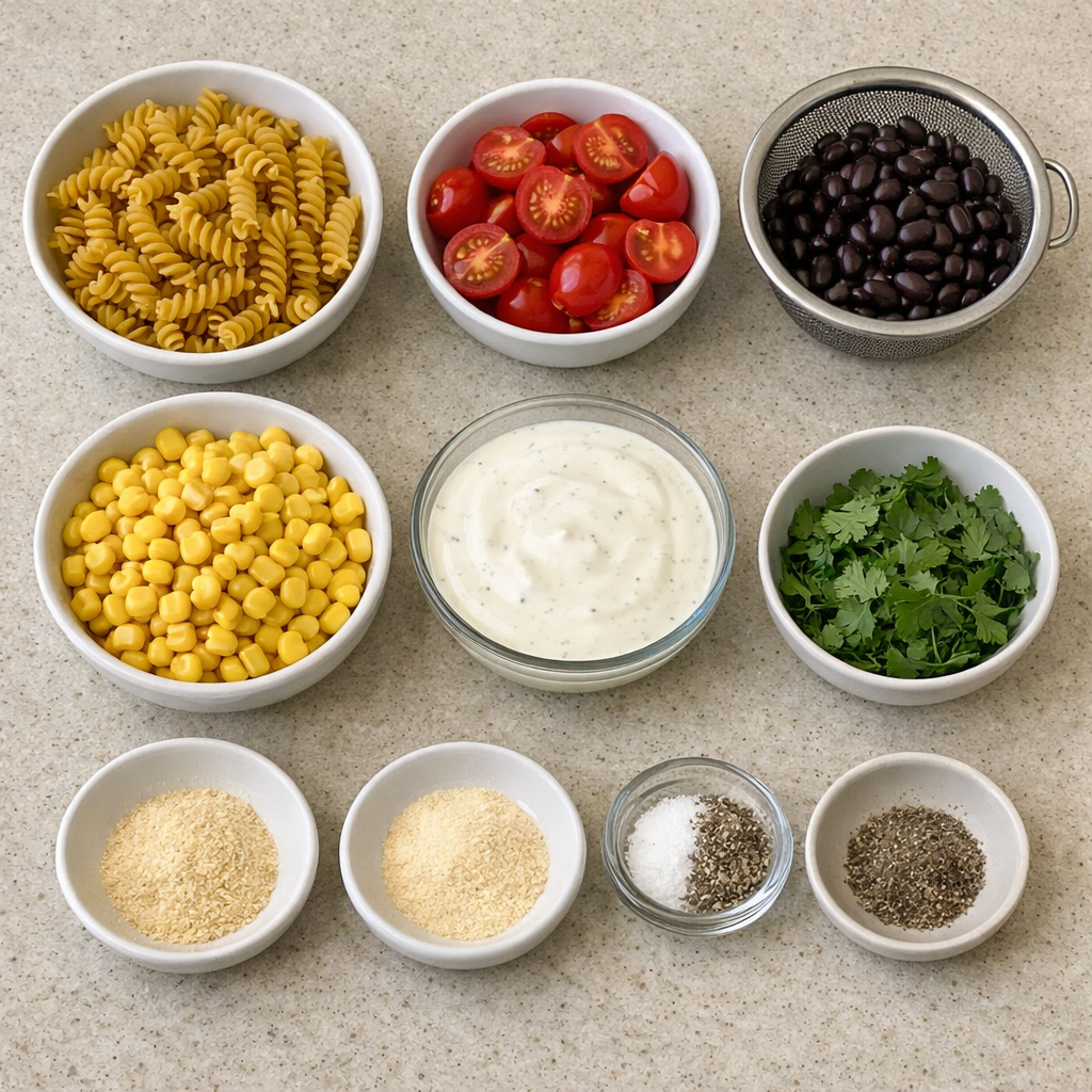 Creamy Ranch Taco Pasta Salad