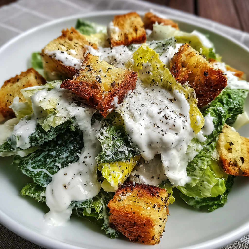 Creamy Vegetarian Caesar Dressing