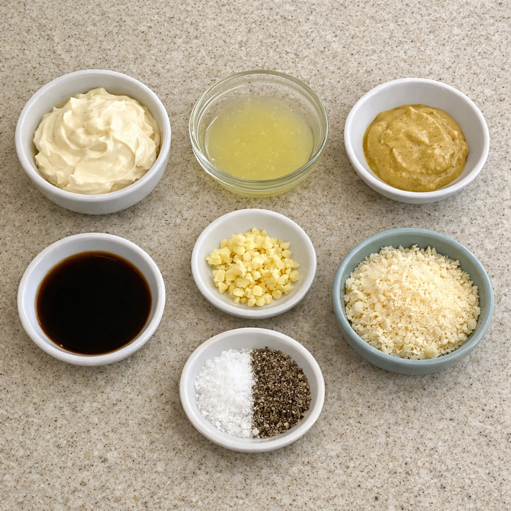 Creamy Vegetarian Caesar Dressing