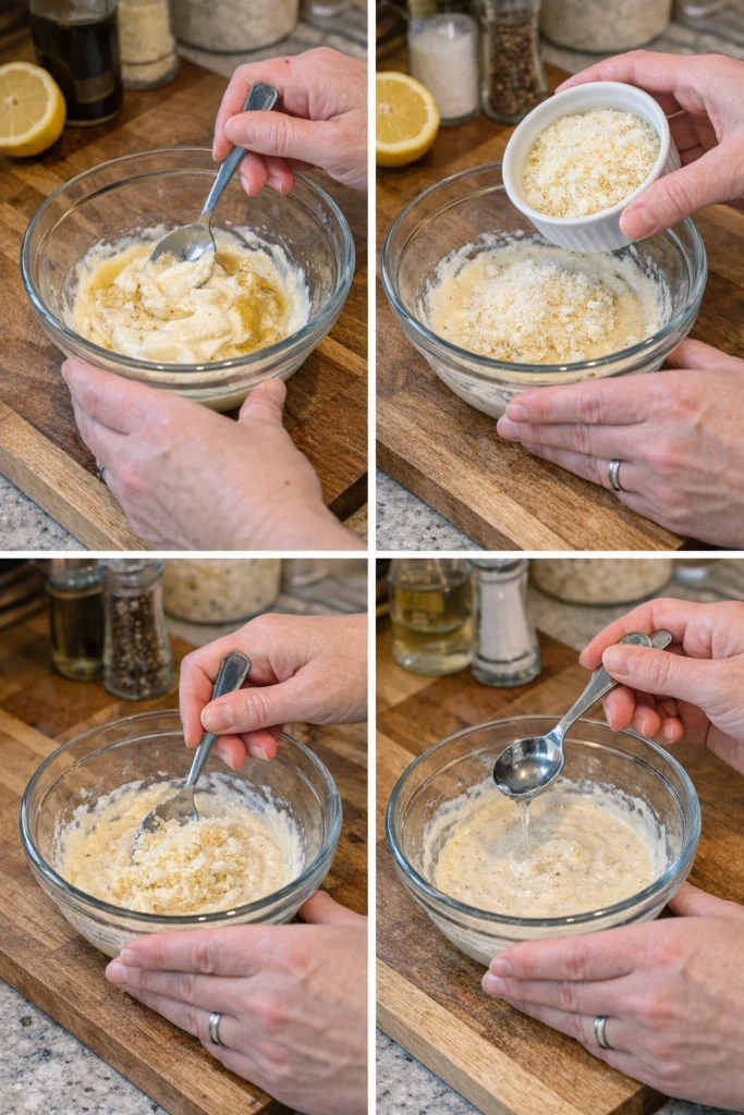 Creamy Vegetarian Caesar Dressing