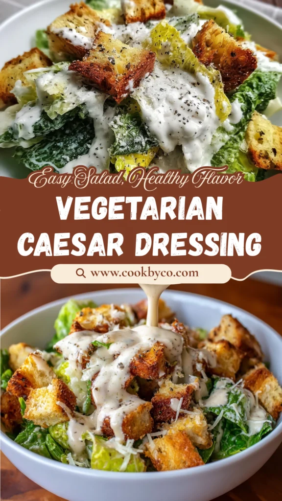 Creamy Vegetarian Caesar Dressing