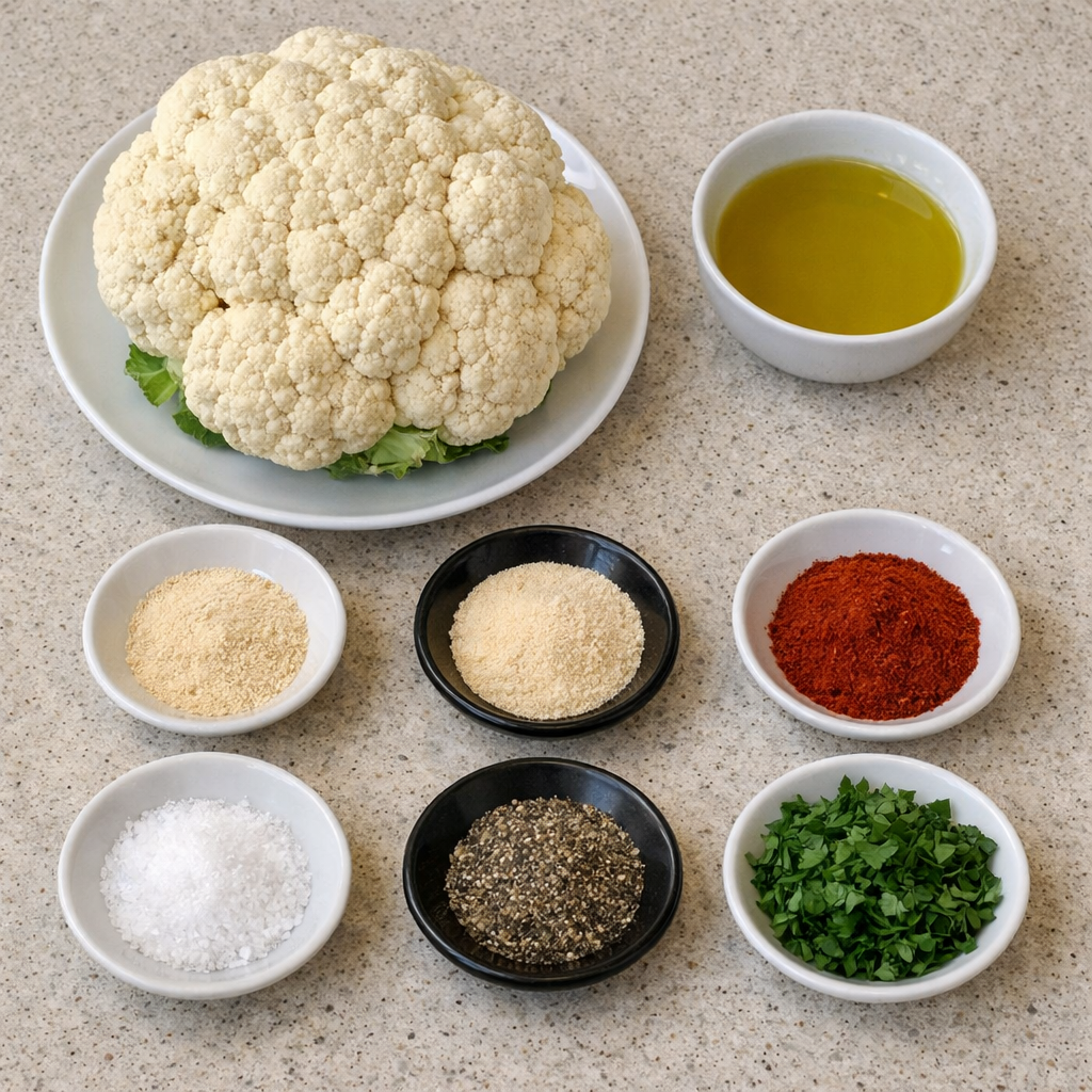 Crispy Baked Cauliflower Steaks