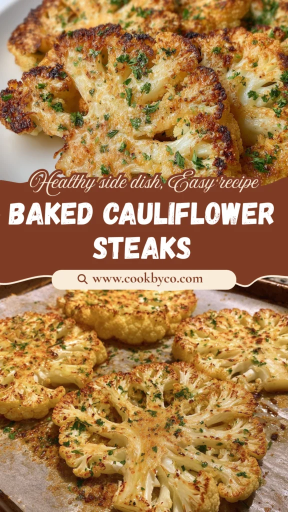 Crispy Baked Cauliflower Steaks