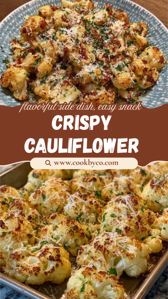 Crispy Parmesan Roasted Cauliflower