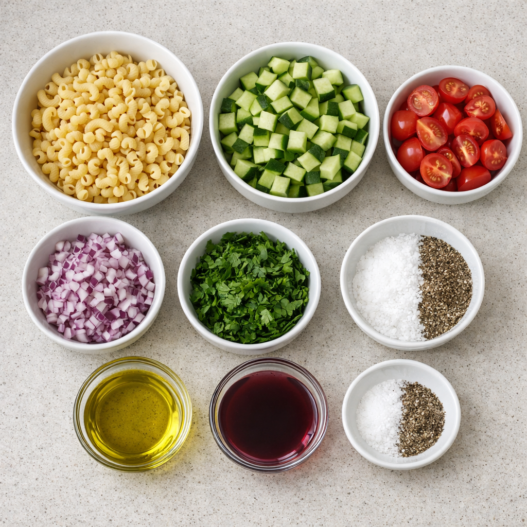 Cucumber Pasta Salad