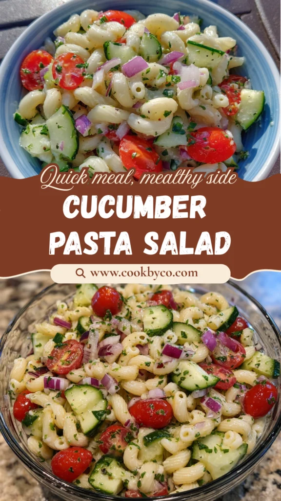 Cucumber Pasta Salad